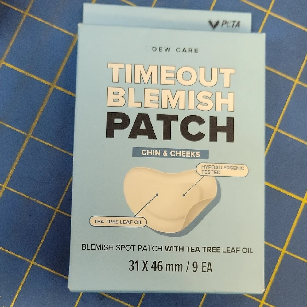 I Dew Care Timeout Blemish Chin & Cheeks Patch 9 Patches New In Box